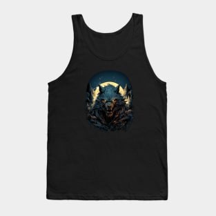 Werewolf in the Forest Tank Top